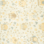 Fabric cut piece 35X75 Cream owls