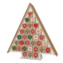 Advent calendar Christmas tree for 31 days with stickers numbers, assembled - 3