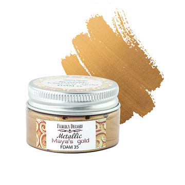 Metallic paint, color Maya's gold 30 ml