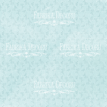 Sheet of double-sided paper for scrapbooking Shabby baby girl redesign #34-02 12"x12"