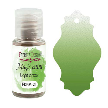 Sucha farba Magic paint Jasnozielona, 15 ml