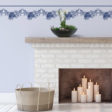 Stencil for decoration XL size (30*30cm), Cedar cones #024 - 2