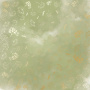 Лист односторонней бумаги с фольгированием, дизайн Golden Dill, color Olive watercolor, 30,5см х 30,5см
