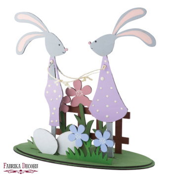 Blank for decoration"Spring bunnies" #150 - 2