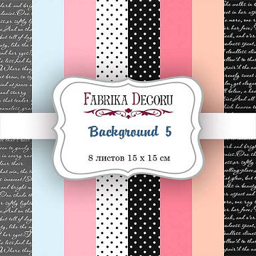 Scrapbooking paper set Backgrounds #5, 6”x6”, 8 sheets