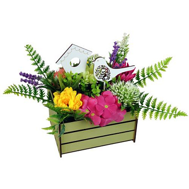 soap flower bouquet “spring mood”, 150 x 150 x 200 mm