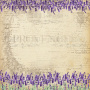 Double-sided scrapbooking paper set Lavender Provence 8"x8" 10 sheets - 6