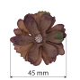 Daisy flower burgundy-eggplant, 1 pc - 1