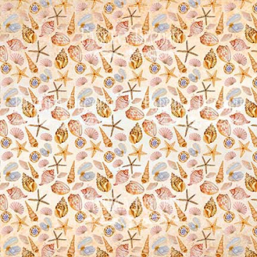 Sheet of double-sided paper for scrapbooking "Sea Breeze" 20,5х20,5 - 2