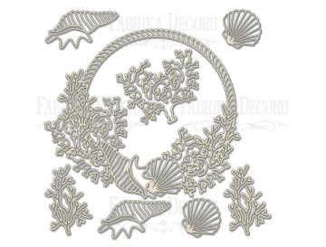 Megachipboard "Frame with coral" #039 - 2