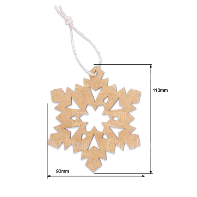 Blank for decoration "Snowflakes-5" #193 - 2
