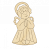 Figurine for painting and decorating #25, "Little Angel"