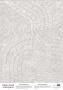 Deco vellum colored sheet Boho abstraction, A3 (11,7" х 16,5")