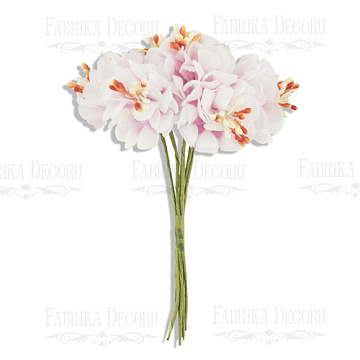 Set of flowers of the apple tree pink shabby, 6 pcs