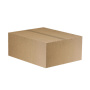 Cardboard box for packaging, 10 pcs set, 3 layers, brown, 230 х 165 х 95 mm - 1