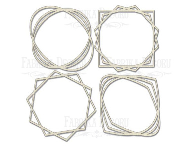 мегачипборд рамки - геометрия 2 30x30 см #035  - 2 мегачипборд рамки - геометрия 2 30x30 см #035  - 2