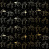 лист односторонней бумаги с фольгированием, дизайн golden flamingo black, 30,5см х 30,5 см