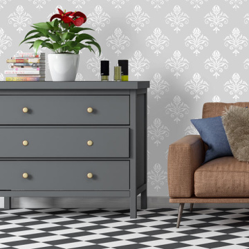 Stencil for decoration XL size (30*30cm), Royal lily #137 - 2