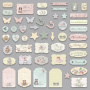Stanzteile-Set Baby Shabby, 50-tlg