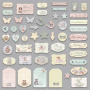 Set of die cuts Baby Shabby, 50 pcs - 1