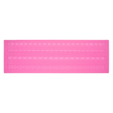 Silicone mat, Mini flower borders #11
