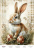 декупажная карта «пасхальный кролик-09» #000930, 21см x 29,7см фабрика декору