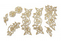 Набор чипбордов Ажурные розы 10х15 см #551