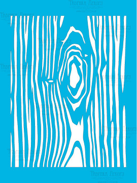 Bastelschablone 15x20cm "Querschnitt des Baumes" #107