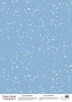 Deco vellum colored sheet Snow, A3 (11,7" х 16,5")