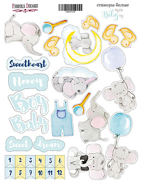 Kit of stickers 21 pcs My little baby boy #014