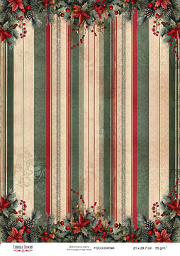 Decoupage-Karte #0546, 21x29,7 cm