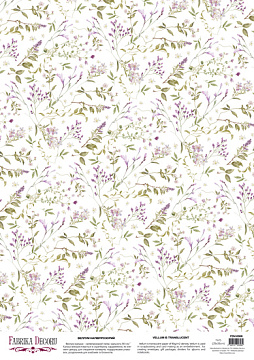 Deco Pergament farbiges Blatt Floral Sentiments Blumentanz, A3 (11,7" х 16,5")