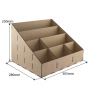 Desk organizer kit for stationery, paper and business cards #046 - 0