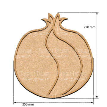 art-board-pomegranate-25-27-cm - 2