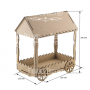 Candy bar, candy stand House on Wheels,  355 х 330 х 390 mm, DIY set #059 - 1