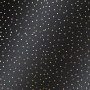 Sheet of single-sided paper with gold foil embossing, pattern Golden Drops Black, 12"x12" 