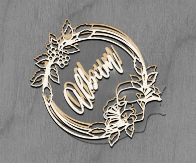 Заготовка мега шейкера Круглая рамка - Грибcolor_Light_milk - 2 Заготовка мега шейкера Круглая рамка - Грибcolor_Light_milk - 2