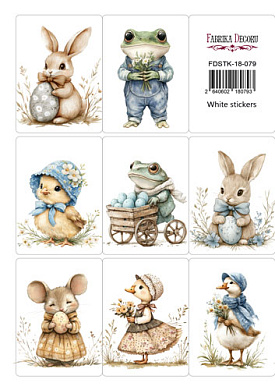 набор наклеек (стикеров) для упаковки и журналинга #18-079