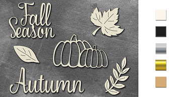 Chipboards set Fall season #821