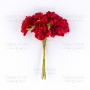 Set of cherry flowers red, 6 pcs