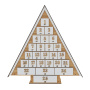 Advent calendar Christmas tree for 25 days with volume numbers, DIY kit - 2