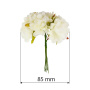 Set of sweet cherry flowers, ivory, 6 pcs - 0