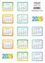 Set of stickers for journaling and planners #2-026 2025