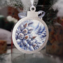 DIY wooden set “Winter Forest” for making 3 Christmas tree decorations, #052 - 4