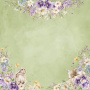 Doppelseitiges Scrapbooking-Papierset Floral sentiments, 20 cm x 20 cm, 10 Blätter