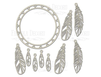 мегачипборд ловец снов 3 30x30 см #026  - 2