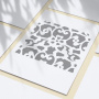 Stencil for crafts 14x14cm "Ornament 2" #046 - 1