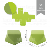 Набор картонных заготовок #009 color_Lime green-olive Набор картонных заготовок #009 color_Lime green-olive