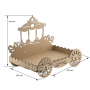 Cupcake-Ständer "Wagen-2", 300 х 200 х 245 mm, DIY-Set #056
