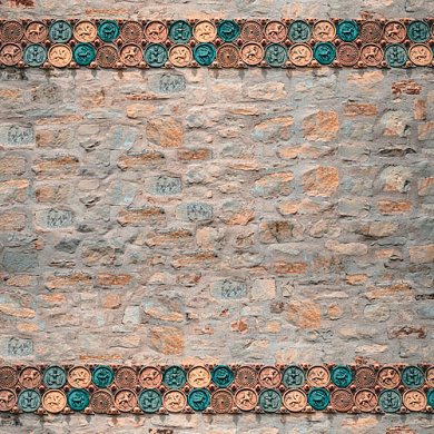 лист двусторонней бумаги для скрапбукинга heritage textures  #54-04 30,5х30,5 см